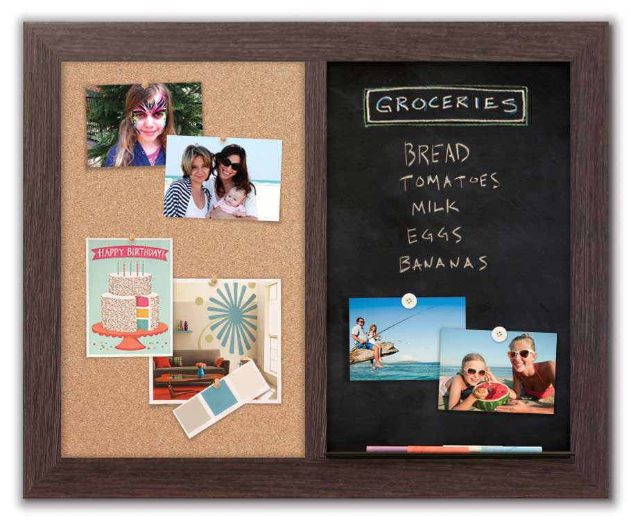 30" x 24" Boardwalk frame - Chalk Combo Board/Cork