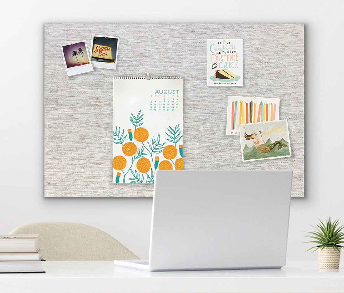 36" x 24" Frameless Magnet Board - Birch Bark