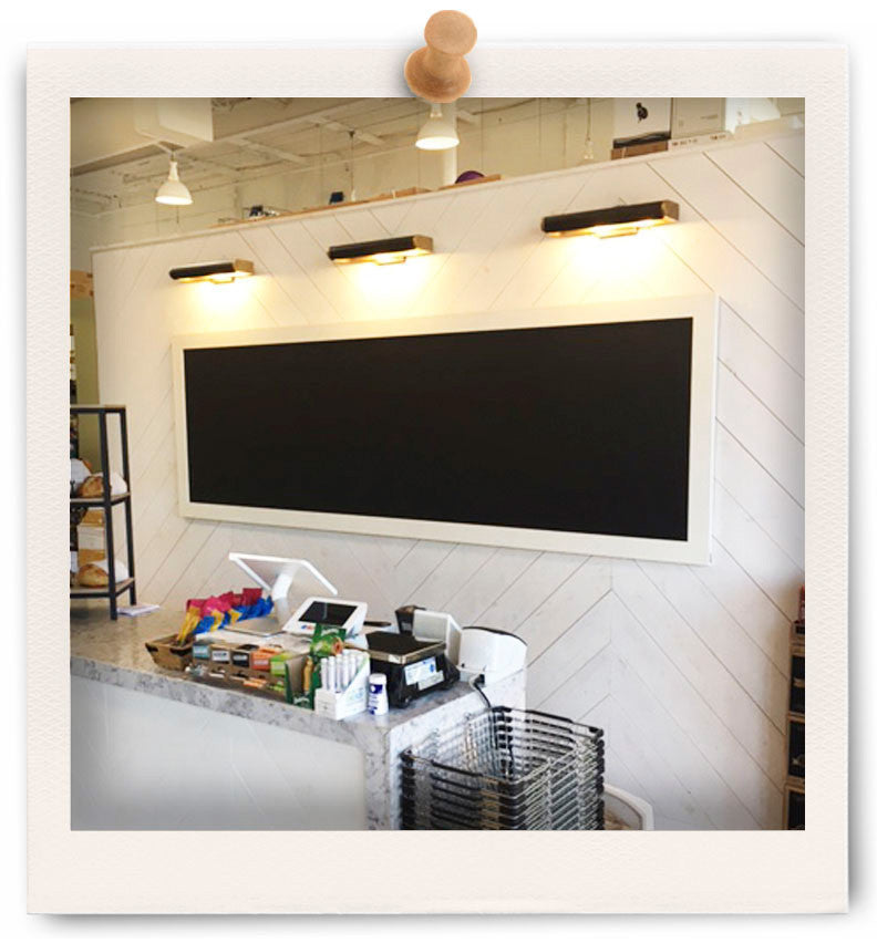 Large Chalkboard for Modern Grocery Store