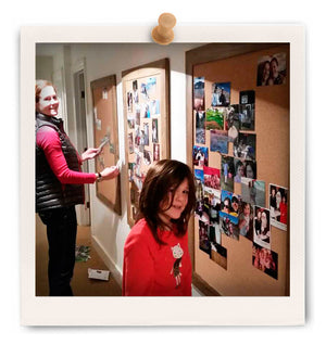 Cork Board Photo Gallery