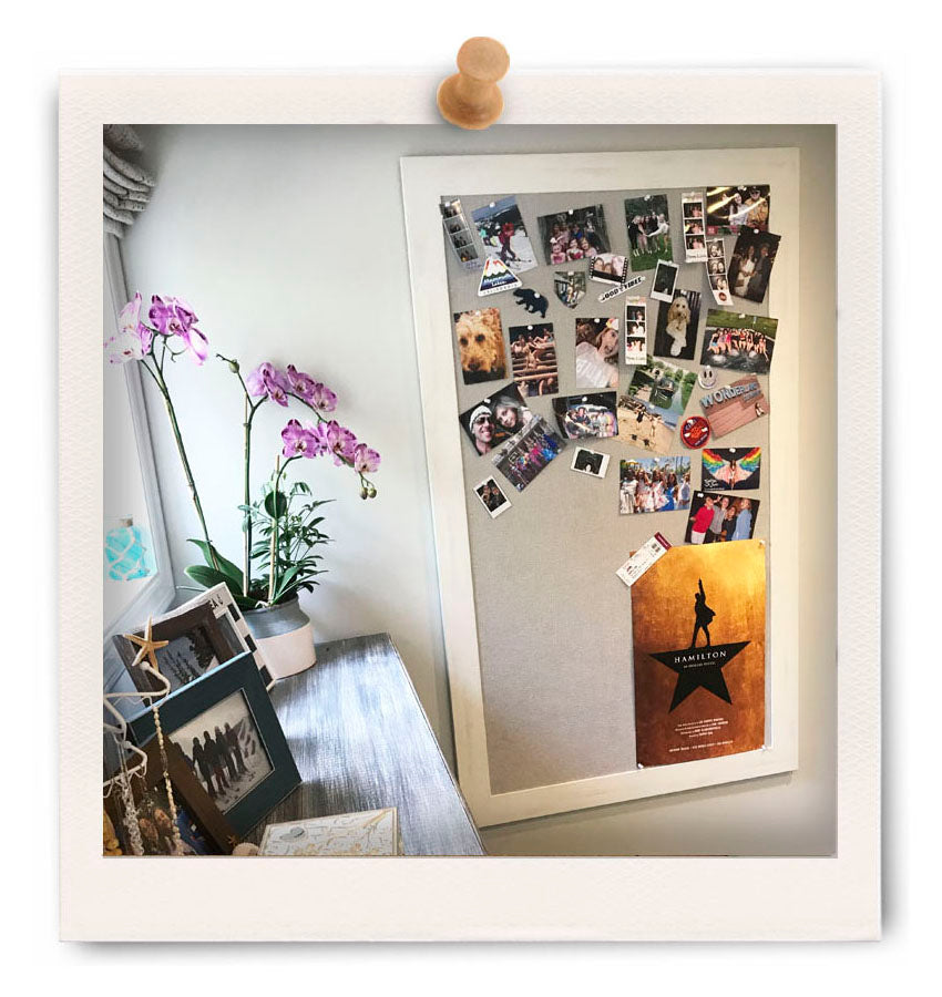 Ideas, Images and Inspirations...On a Framed Bulletin Board!