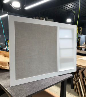 Large Bulletin Board with Dry Erase