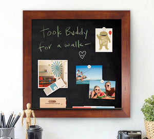 Built to use everyday, our framed magnetic chalkboards will last for a lifetime of use.