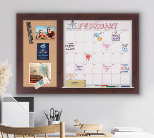 Get organized with one of our dry erase calendars or combo calendar boards.