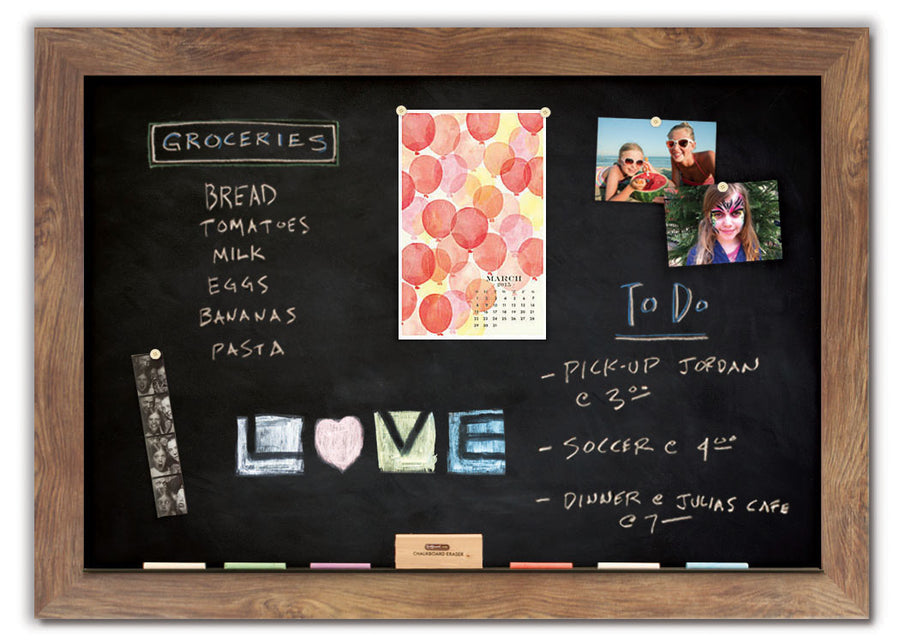 48" x 34" Chalkboard - Barnboard frame