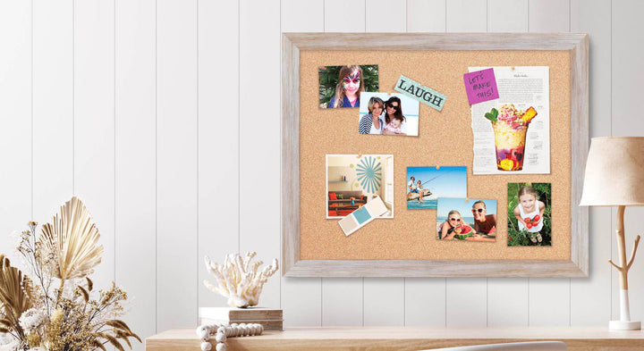 Cork boards built with your choice of 25 beautiful frame options in 6 sizes.