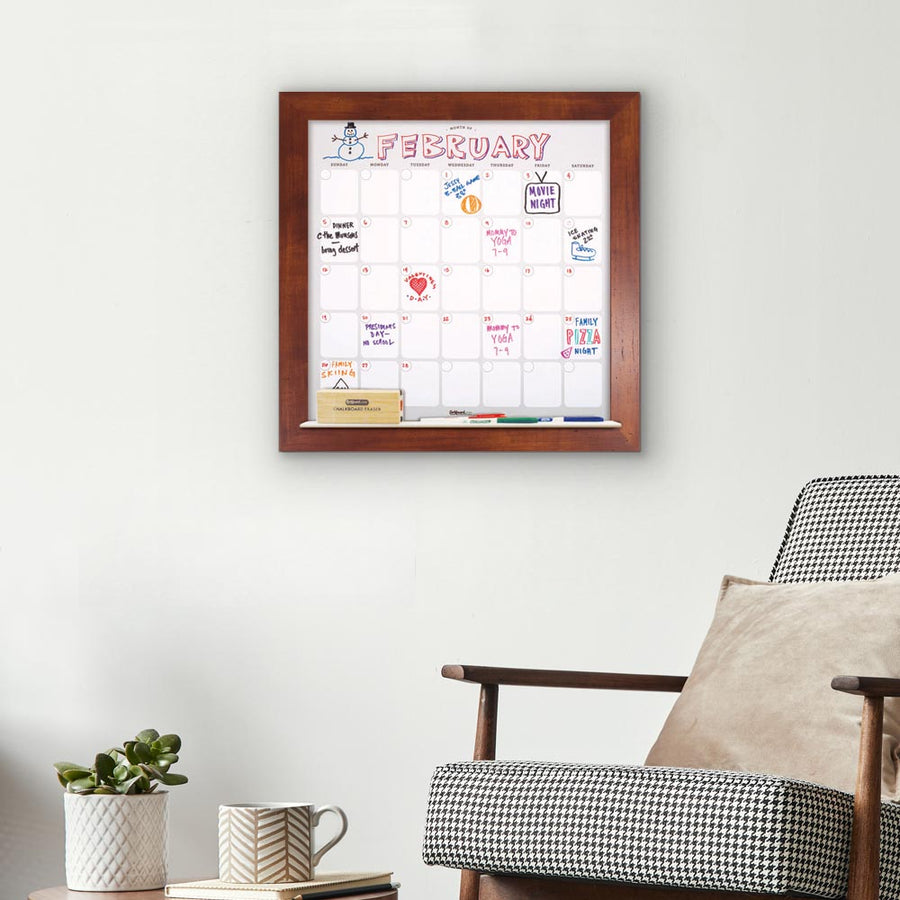 22" x 22" Dry Erase Calendar