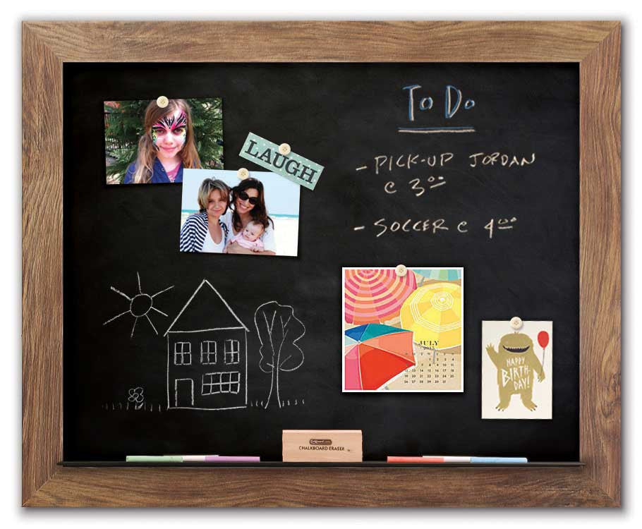 30" x 24" Chalkboard - Barnboard frame