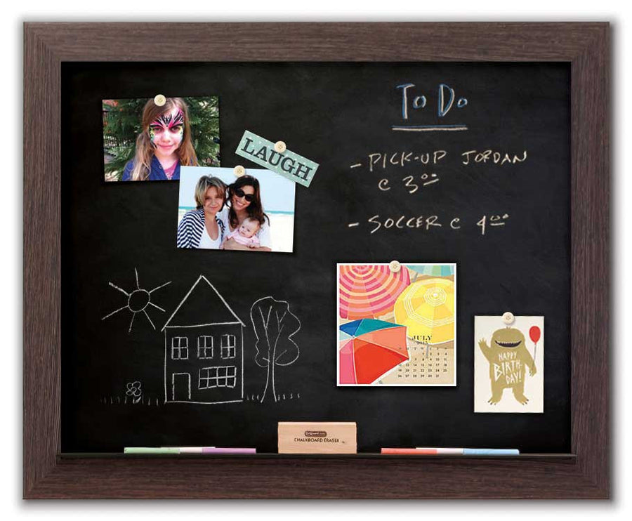 30" x 24" Chalkboard - Boardwalk frame