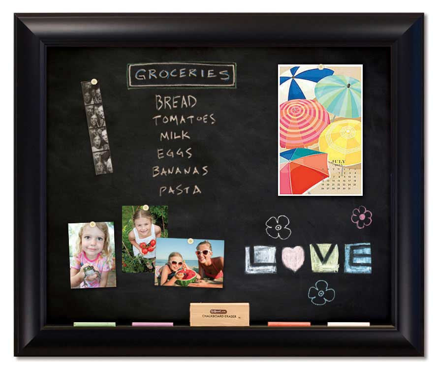 36" x 30" Chalkboard - Weston Black frame