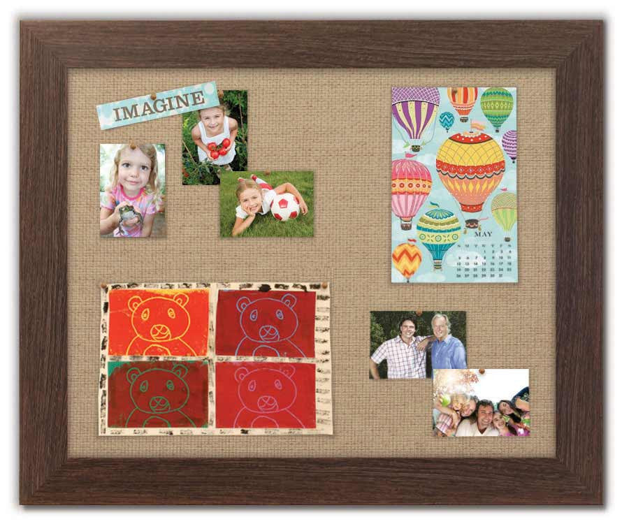 36 x 30 Bulletin Board - Boardwalk frame