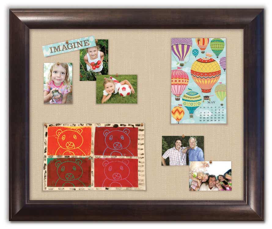 36 x 30 Bulletin Board - Weston Espresso frame