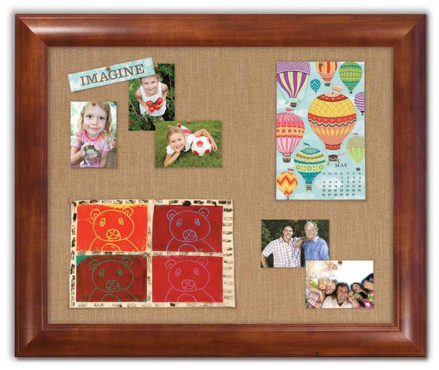 36 x 30 Bulletin Board - Weston Honey frame