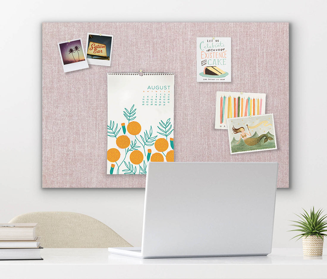 36" x 24" Frameless Magnet Board - Blush