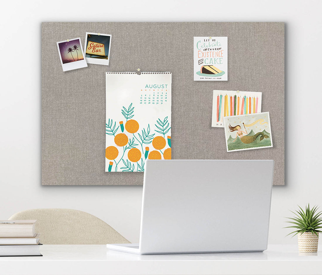 36" x 24" Frameless Magnet Board - Pebble