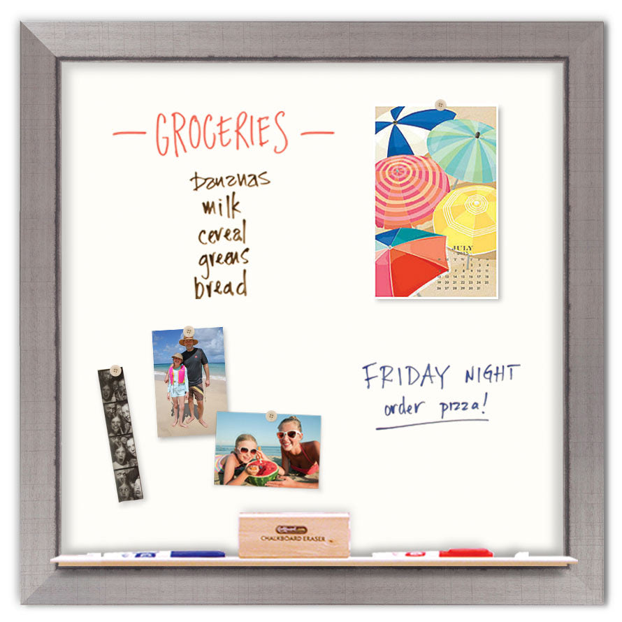 36" x 36" White Board - Drexall Frame