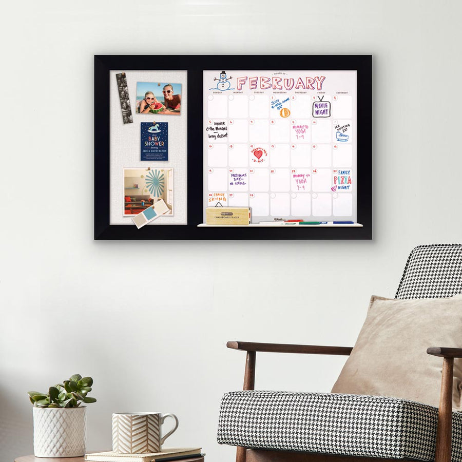 36" x 22" Dry Erase Calendar