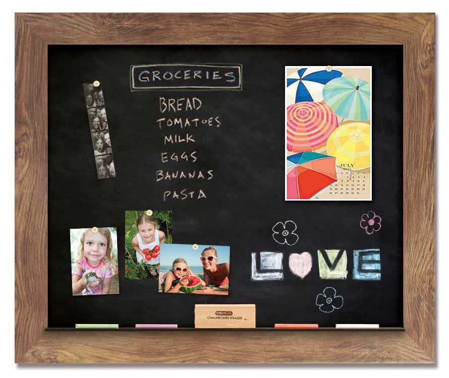 36" x 30" Chalkboard - Barnboard frame