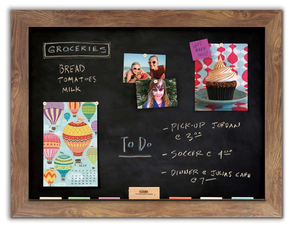 42" x 32" Chalkboard - Barnboard frame