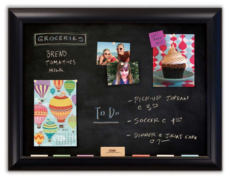 42" x 32" Chalkboard - Weston Black frame