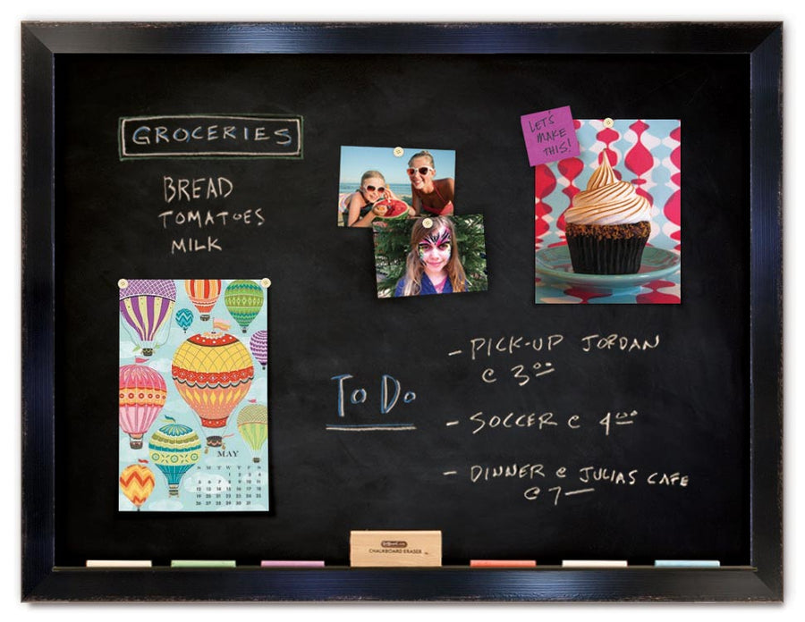 42" x 32" Chalkboard - Trevi Espresso  frame