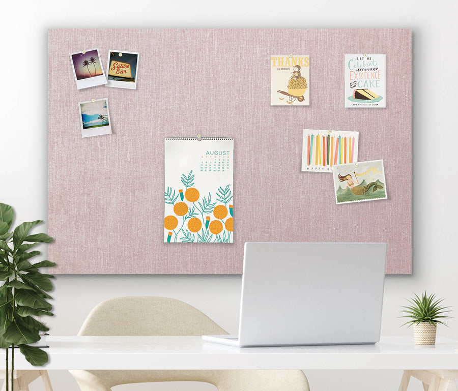 48" x 32" Frameless Magnet Board - Blush