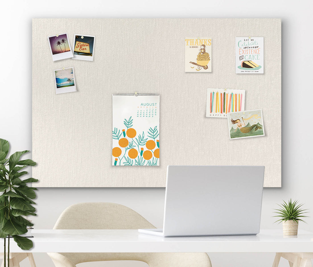 48" x 32" Frameless Magnet Board - Ivory