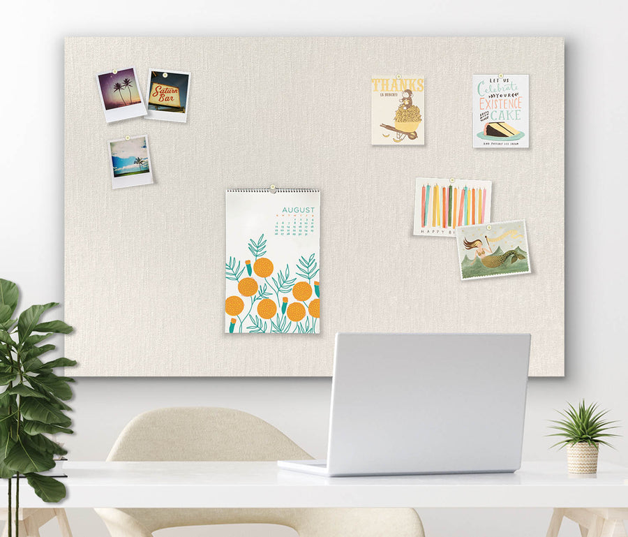 48" x 32" Frameless Magnet Board - Ivory