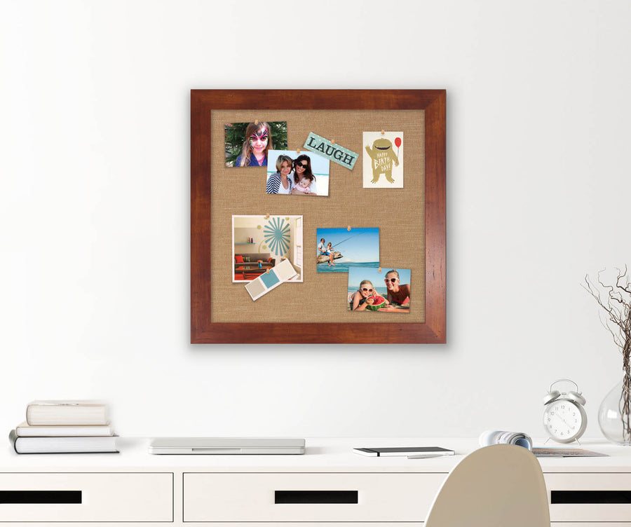 Bulletin Board with Honey frame