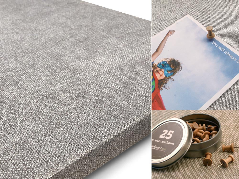 Fabric Push Pin Board | Buy Pin Boards | Corkboard.com